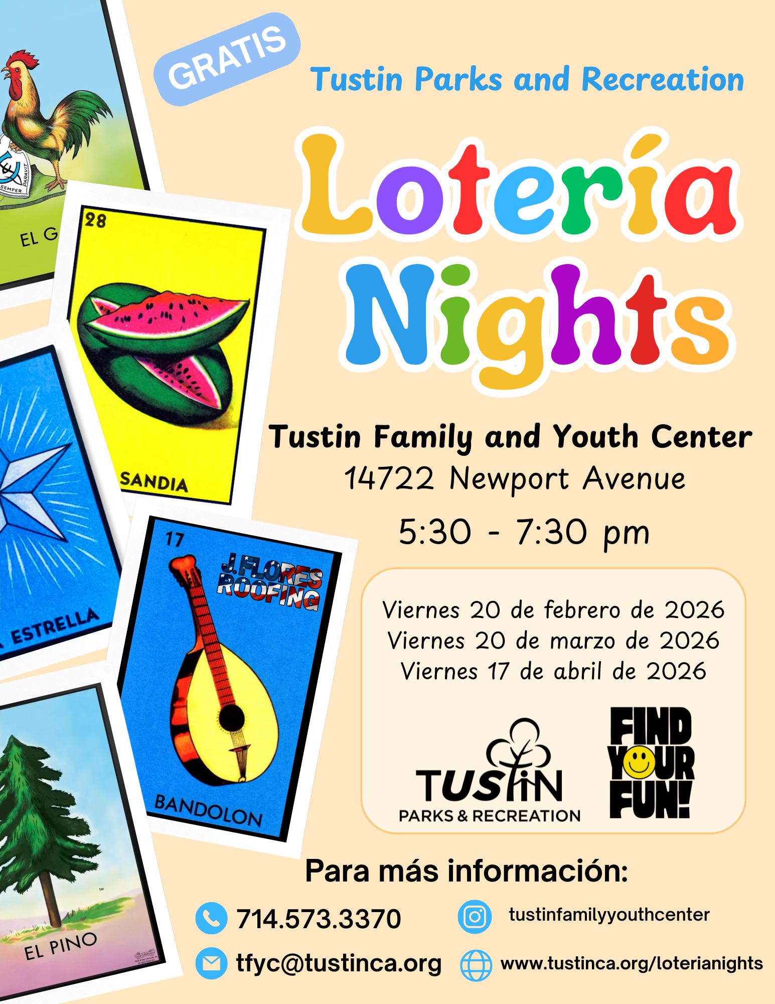 Loteria Night - Spanish