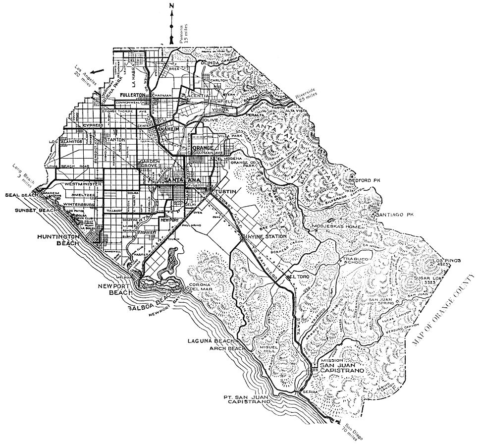 Orange County Map