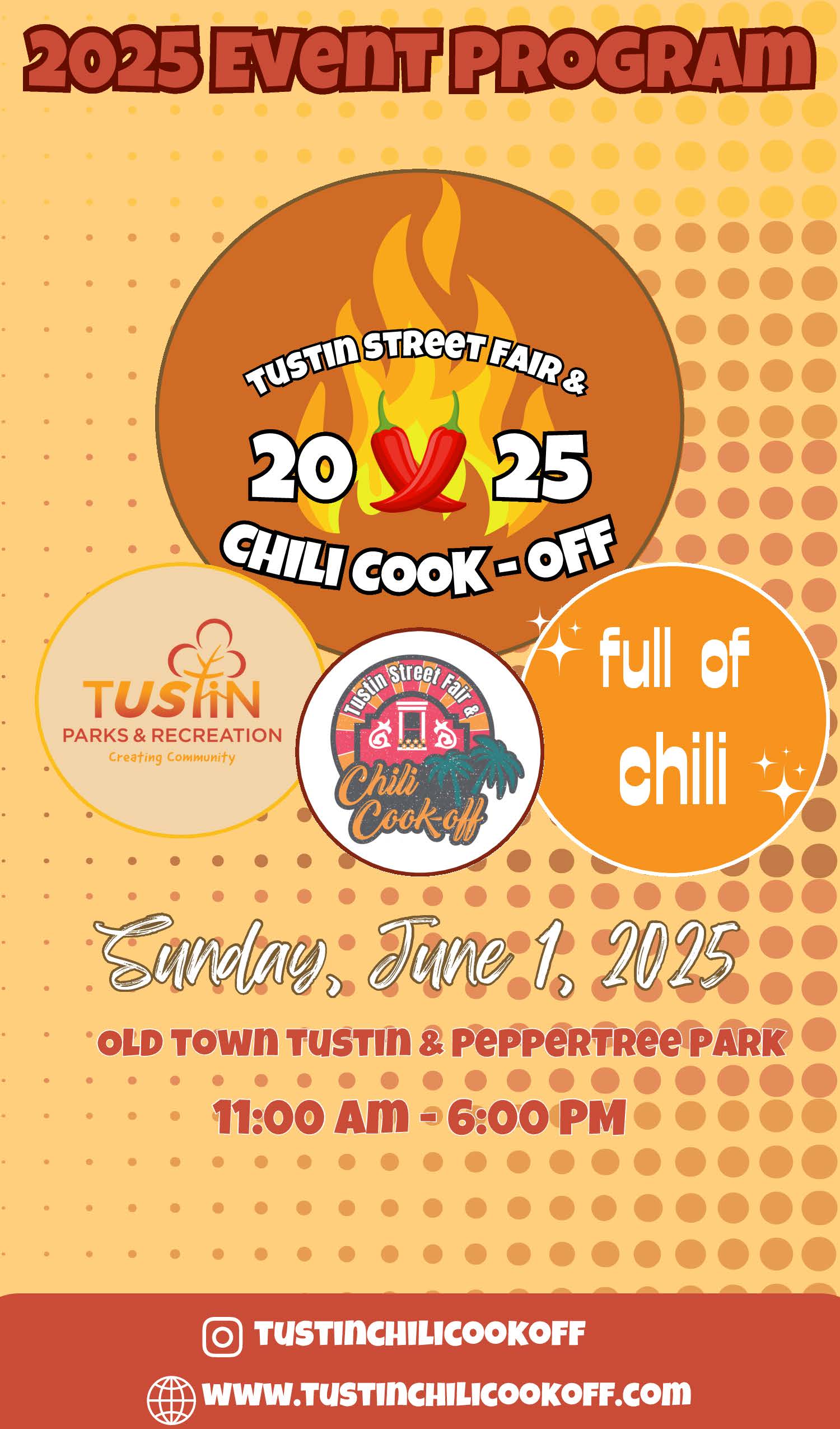 2025 Street Fair & Chili Cook-Off Program Cover