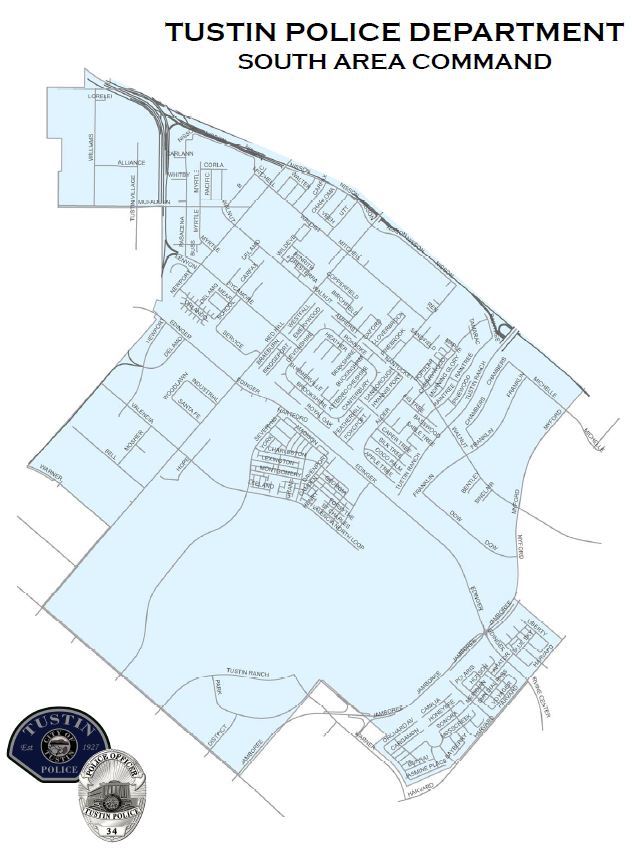 South Area Command map photo - 2019