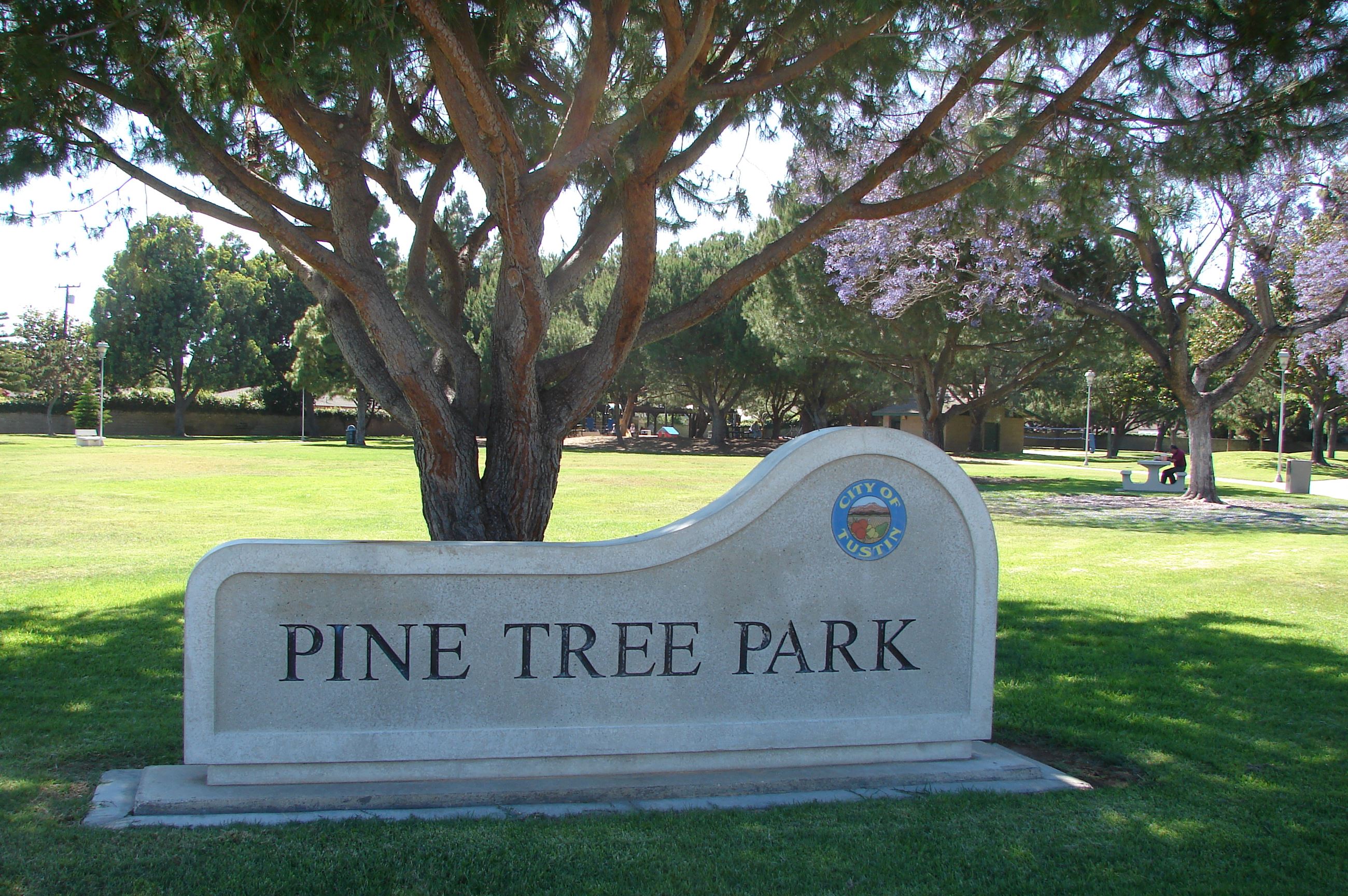 PIne Tree Park Sign