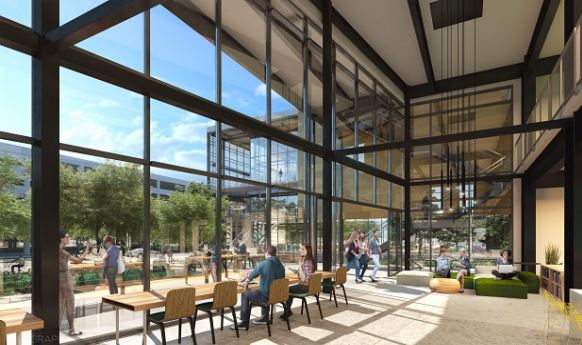 Concept Image of Inside View of Leisure and Work Area at Flight at Tustin Legacy