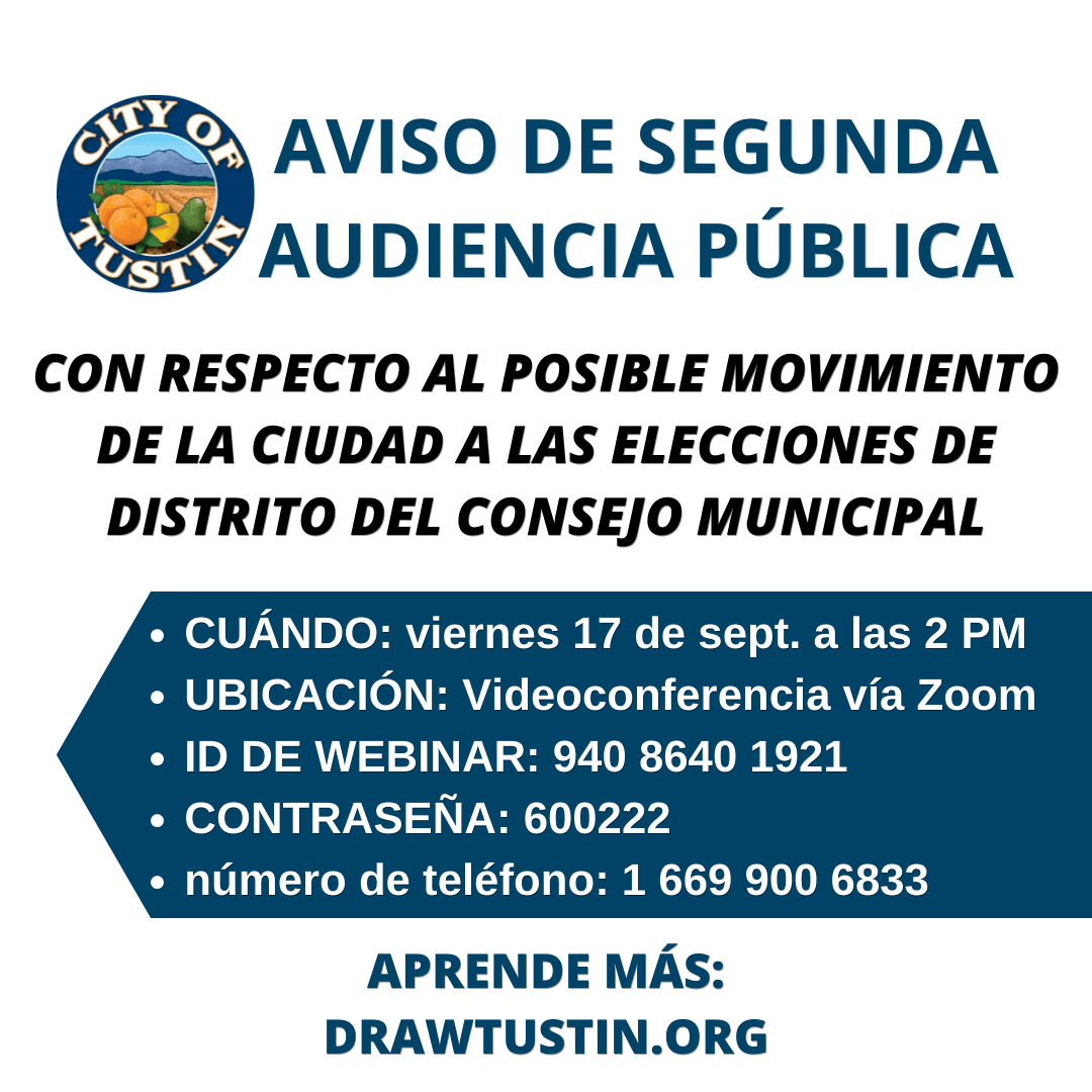 Second Public Hearing Spanish
