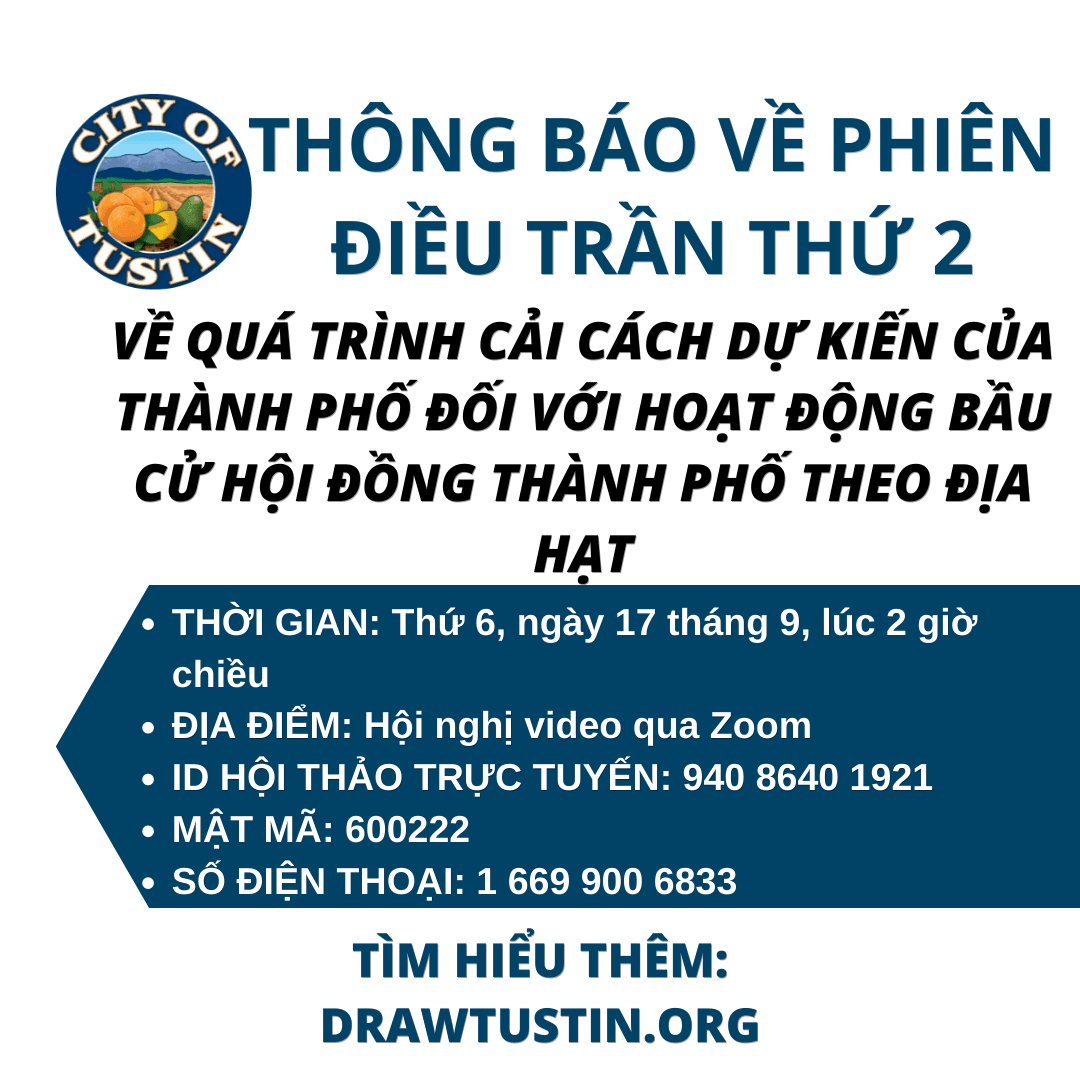 Second Public Hearing Vietnamese