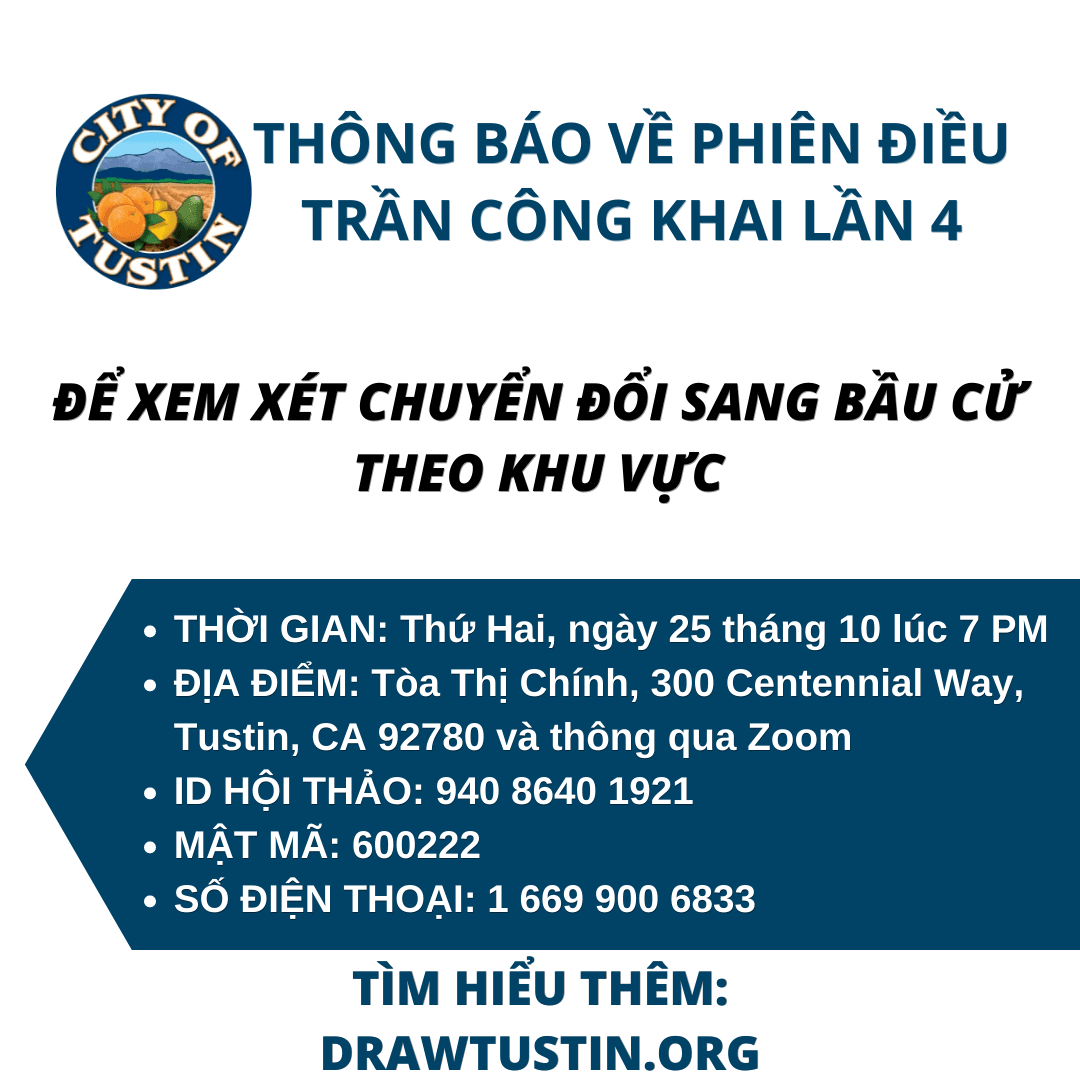 Fourth Public Hearing Vietnamese
