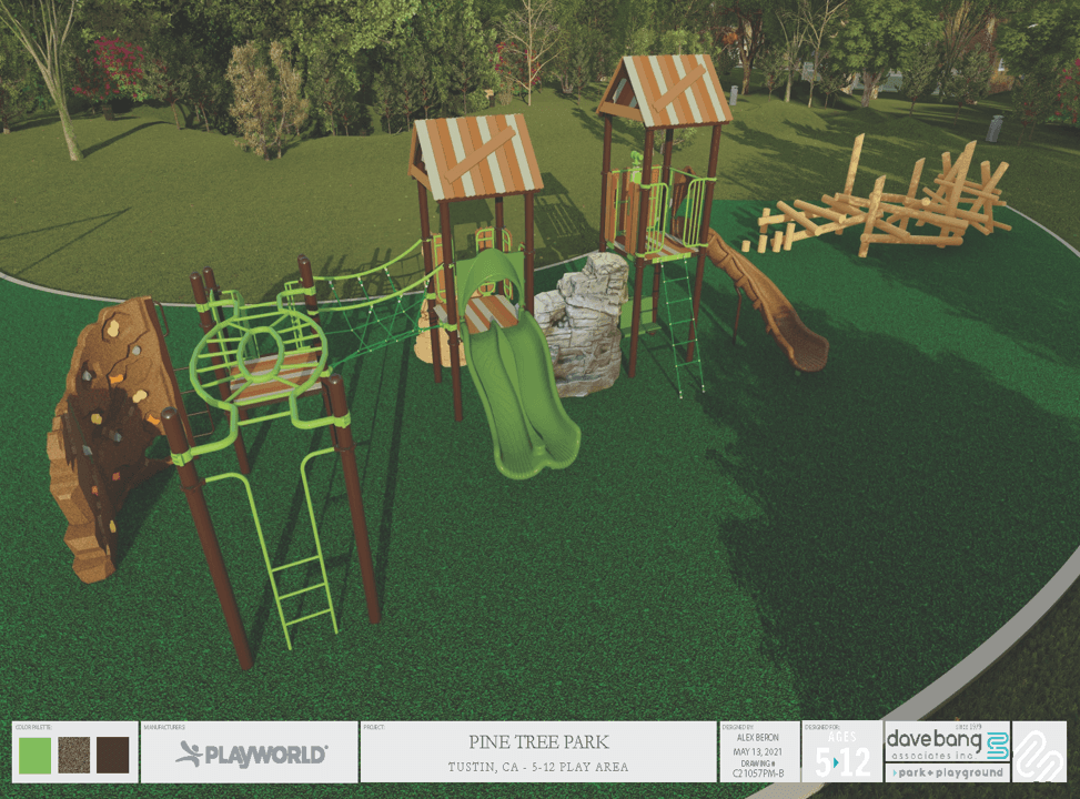 Rendering of Pine Tree Park 