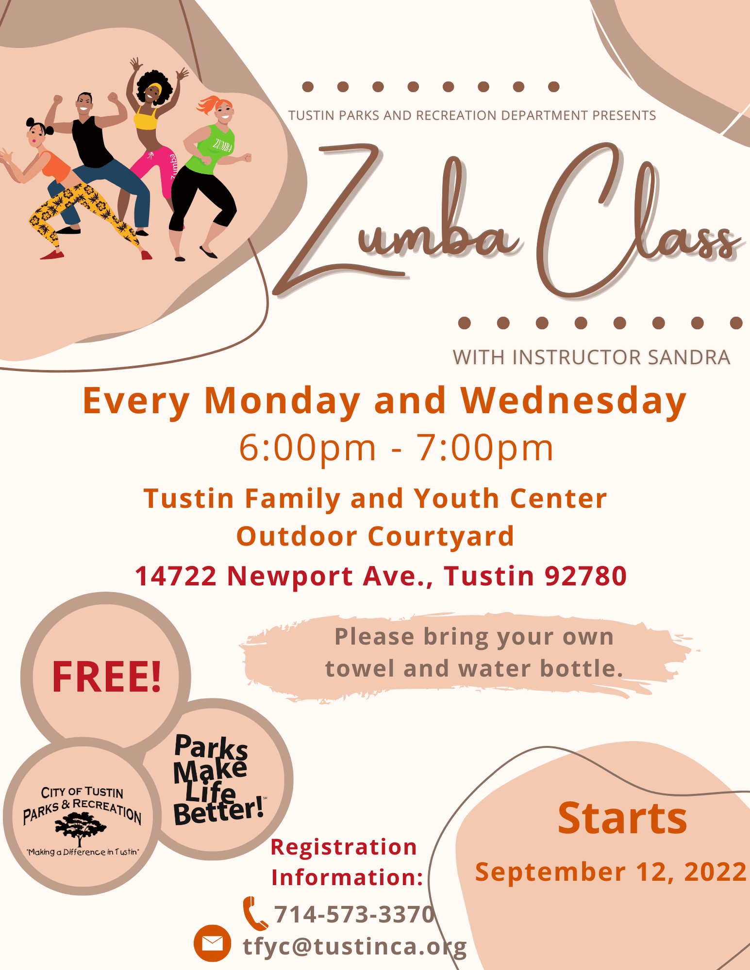 Zumba Classes Flyer - English