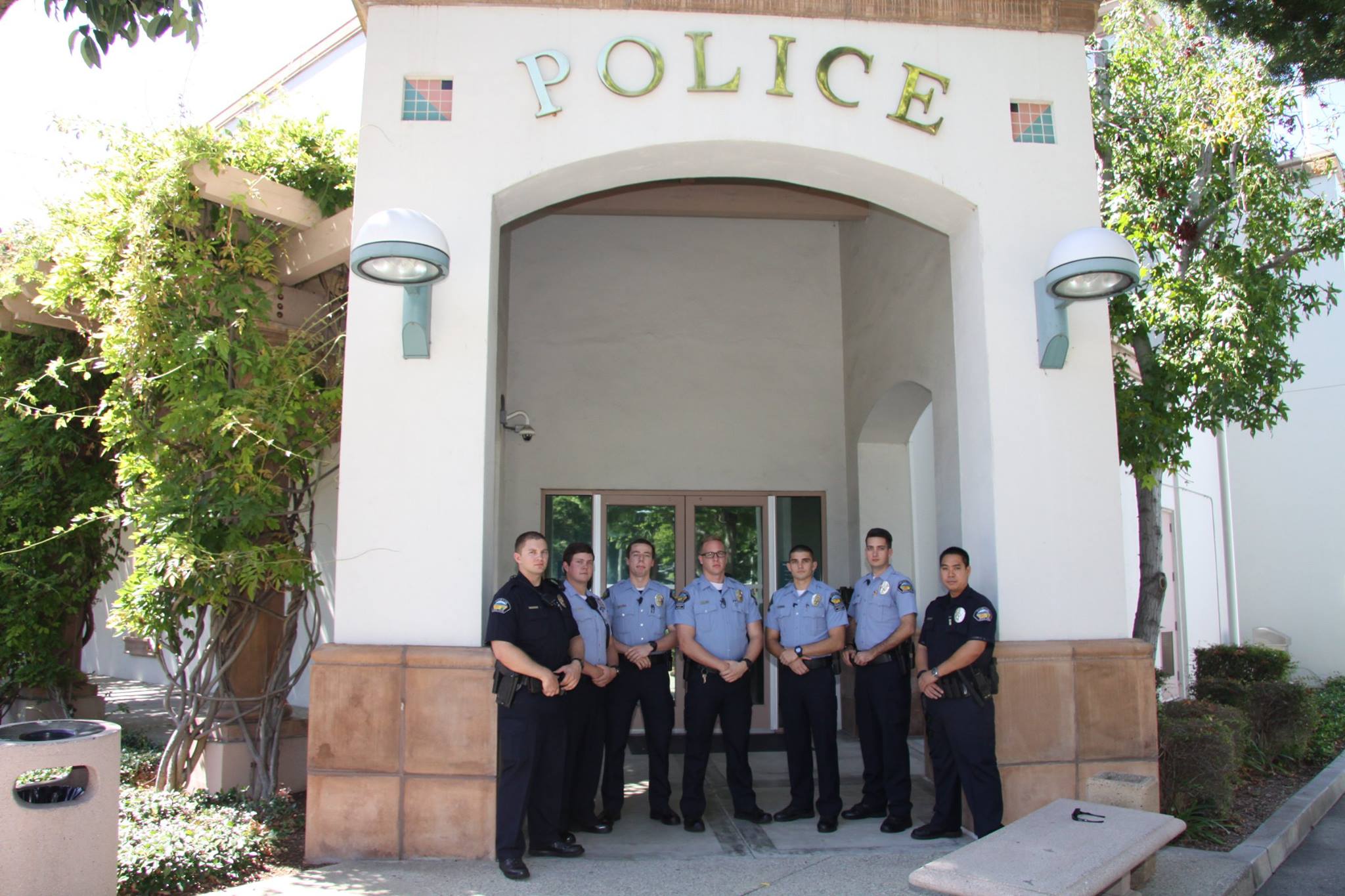 Tustin Police Cadets and Police Officers